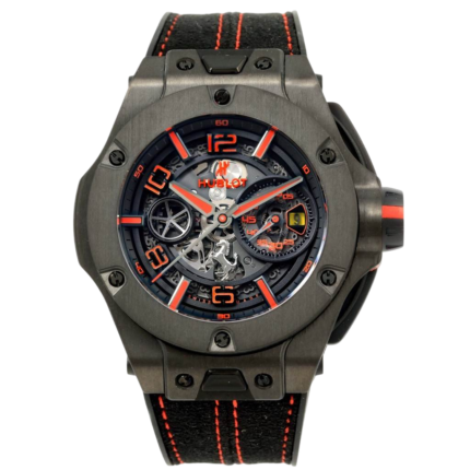 Premium super clone Hublot Big Bang Ferrari Unico 402.QU.0113.WR 44mm (Limited Edition) luxury replica watch available in Dubai UAE