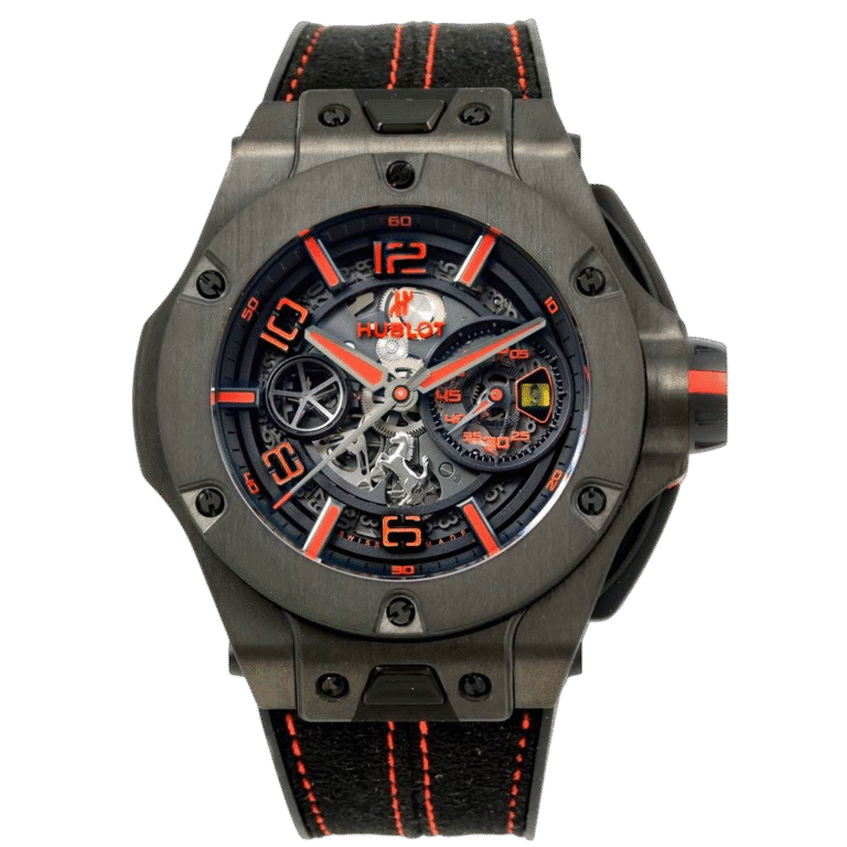 Premium super clone Hublot Big Bang Ferrari Unico 402.QU.0113.WR 44mm (Limited Edition) luxury replica watch available in Dubai UAE