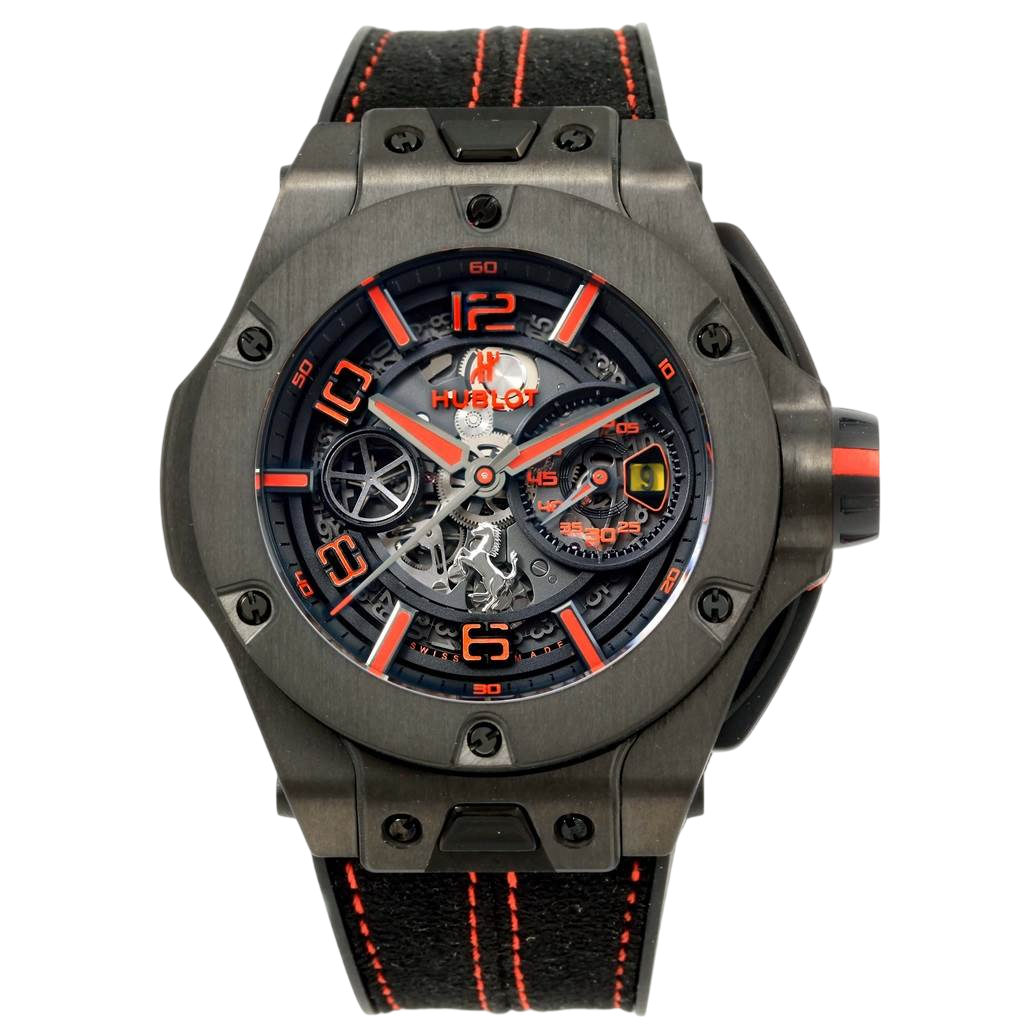 Home Premium super clone Hublot Big Bang Ferrari Unico 402.QU.0113.WR 44mm (Limited Edition) luxury replica watch available in Dubai UAE