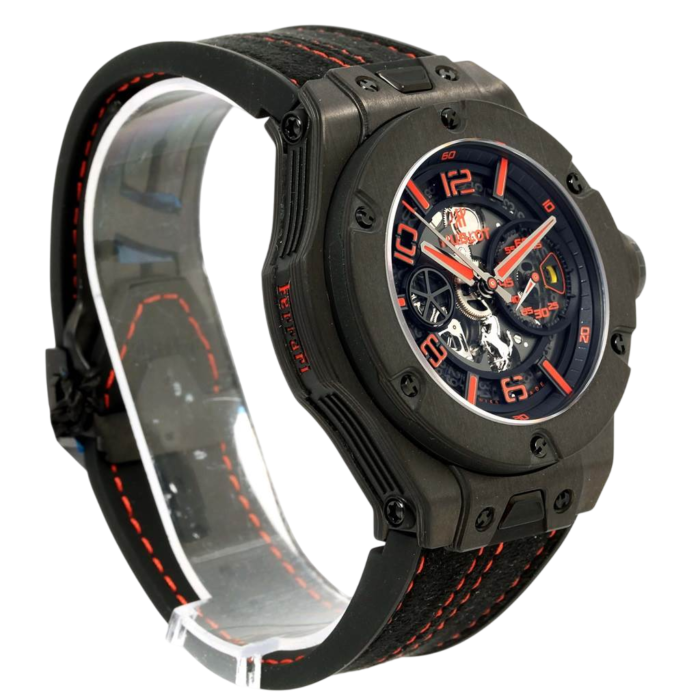 Premium super clone Hublot Big Bang Ferrari Unico 402.QU.0113.WR 44mm (Limited Edition) luxury replica watch available in Dubai UAE