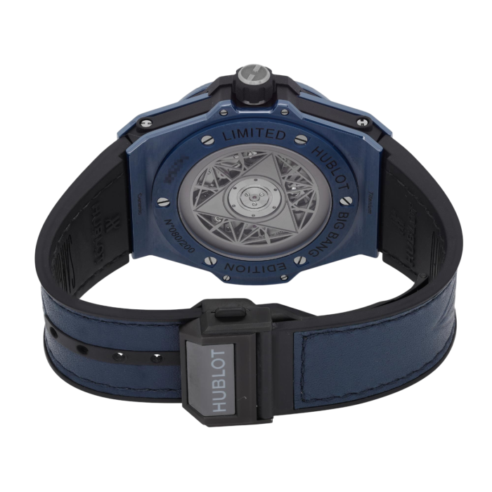 Premium super clone Hublot Big Bang Sang Bleu II 415.EX.7179.VR.MXM19 45mm luxury replica watch available in Dubai UAE