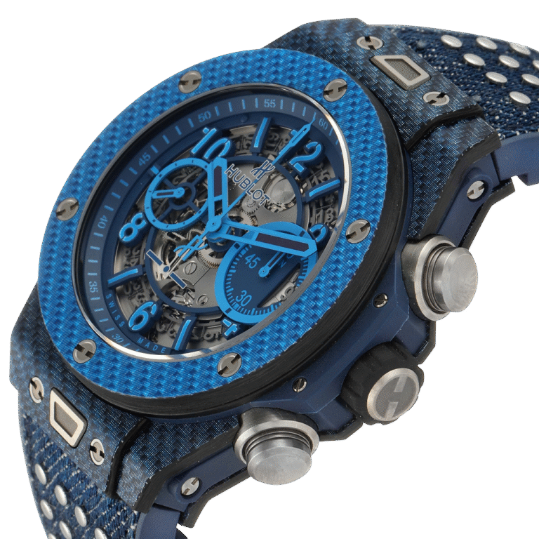 Premium super clone Hublot Big Bang Unico Italia Independent 411.YL.5190.NR.ITI16 45mm (Limited Edition) luxury replica watch available in Dubai UAE