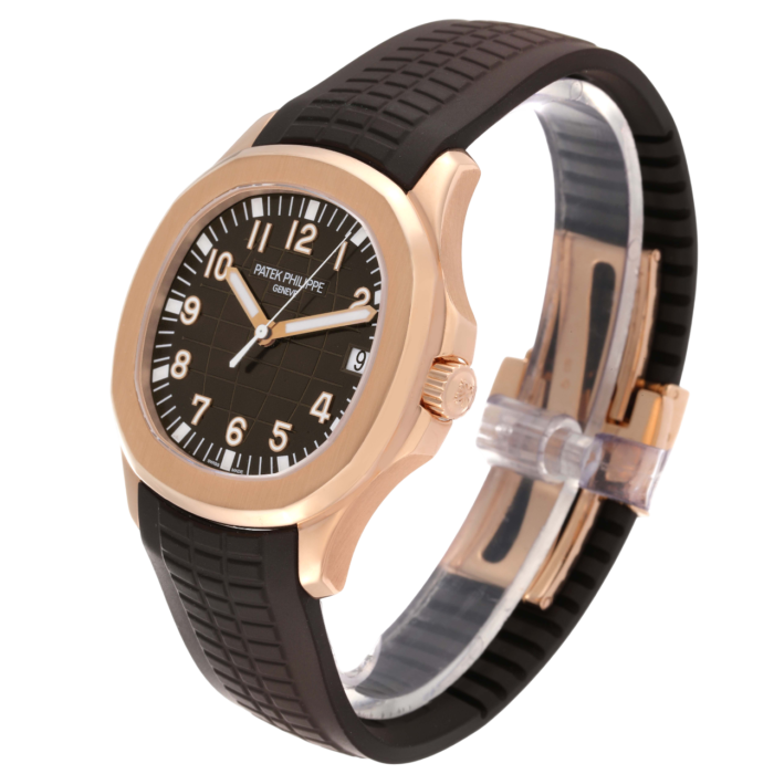 Premium super clone Patek Philippe Aquanaut 5167R-001 Rose Gold 40mm luxury replica watch available in Dubai UAE