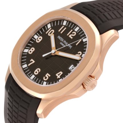 Premium super clone Patek Philippe Aquanaut 5167R-001 Rose Gold 40mm luxury replica watch available in Dubai UAE