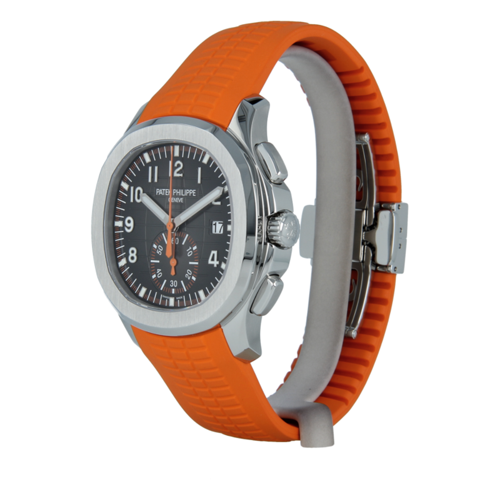 Premium super clone Patek Philippe Aquanaut Chronograph 5968A-001 42.2mm luxury replica watch available in Dubai UAE
