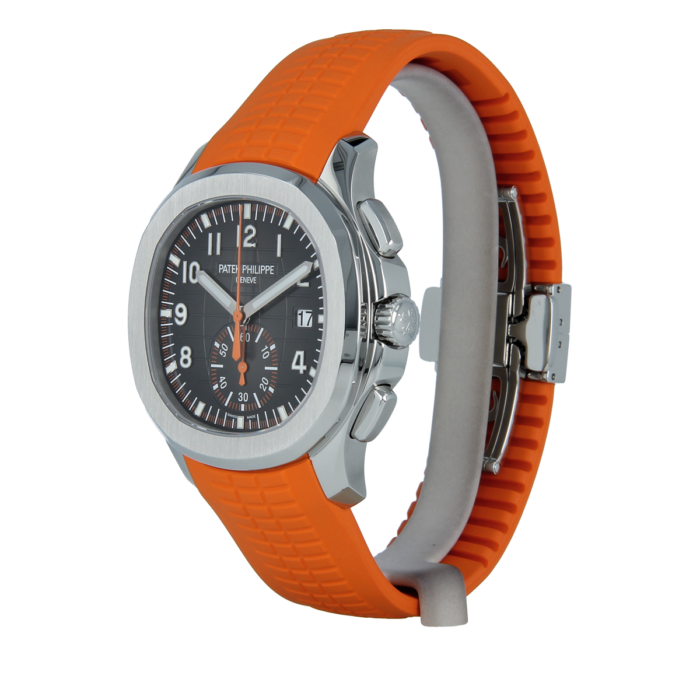 Premium super clone Patek Philippe Aquanaut Chronograph 5968A-001 42.2mm luxury replica watch available in Dubai UAE