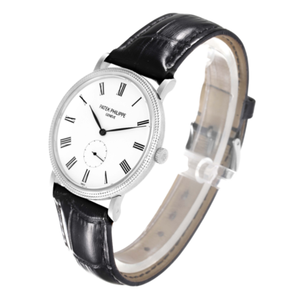 Premium super clone Patek Philippe Calatrava 5119G-001 White Gold 36mm luxury replica watch available in Dubai UAE