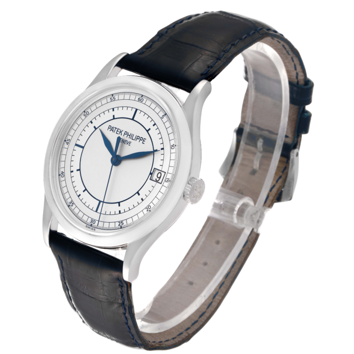 Patek Philippe Calatrava 5296G-001 White Gold Sector Dial 38mm - Image 3