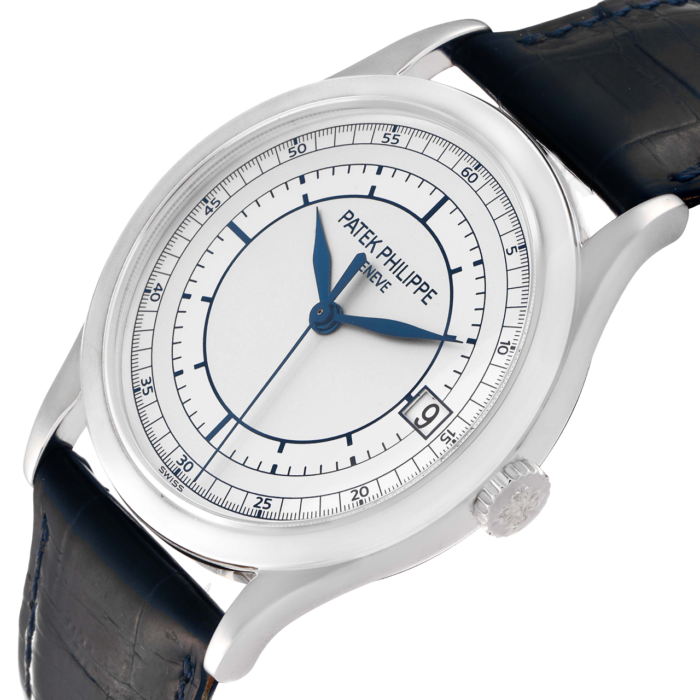 Patek Philippe Calatrava 5296G-001 White Gold Sector Dial 38mm - Image 2