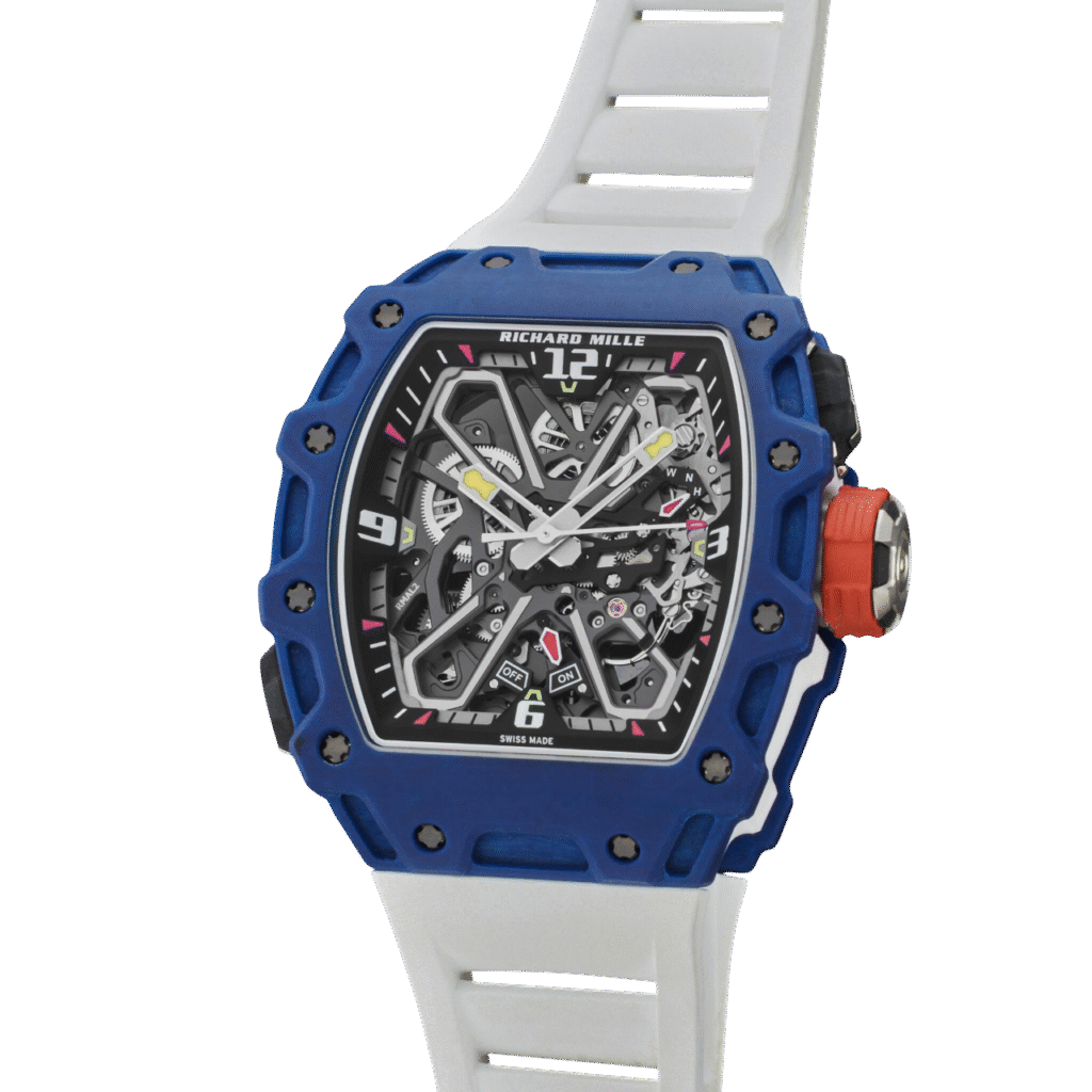 Premium super clone Richard Mille Richard Mille RM 35-03 "Rafael Nadal" Quartz TPT® 43mm luxury replica watch available in Dubai UAE