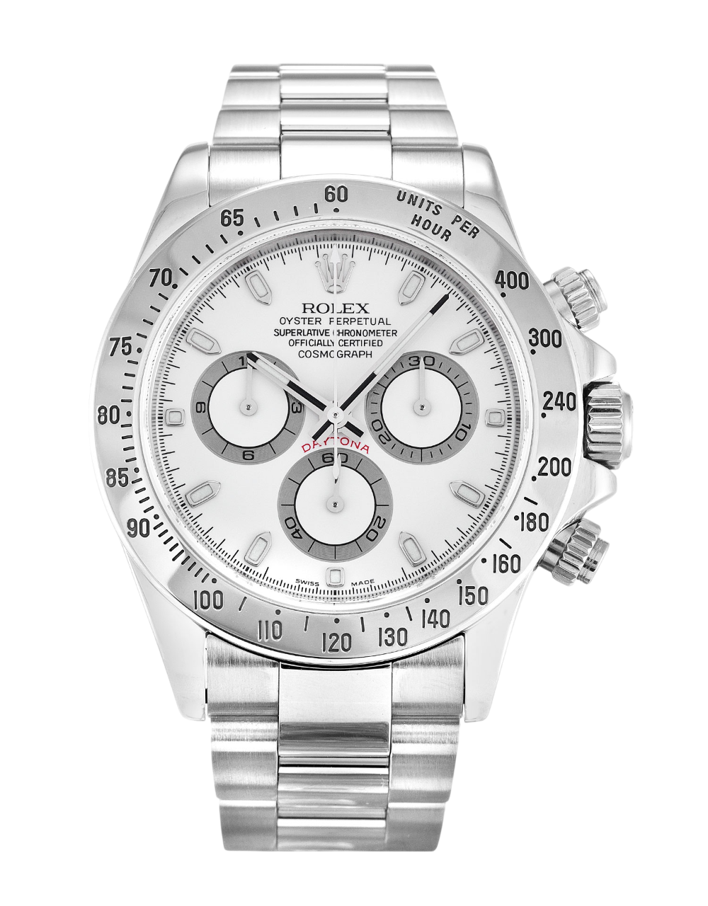 Rolex Cosmograph Daytona 116500LN White Dial Front Rolex Cosmograph Daytona 116500LN White Dial 40mm - Image 1