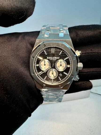 Audemars Piguet Royal Oak 15500 Black Dial super master clone watch Replica Watches in Dubai