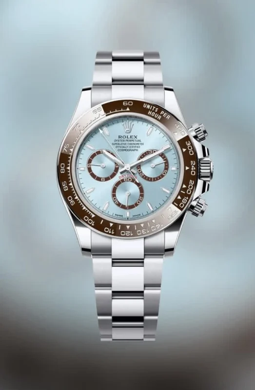 Rolex Daytona Platinum Ice Blue super clone watch Dubai
